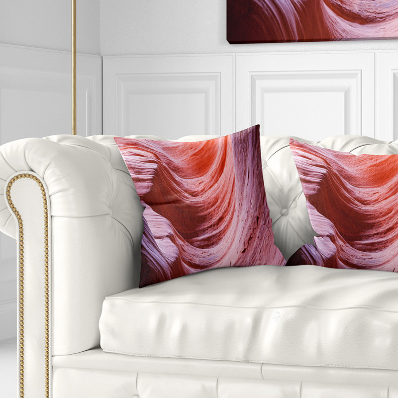 Coussin mural Schafer Landscape Antelope Canyon, 16 po x 1 po, Coussin décoratif