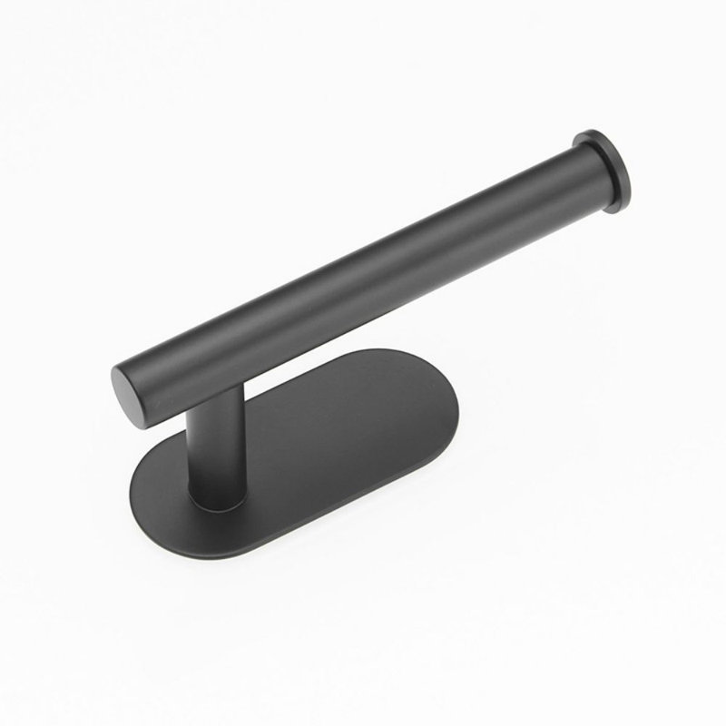 Wall Mounted Toilet Paper Holder, Matte Black