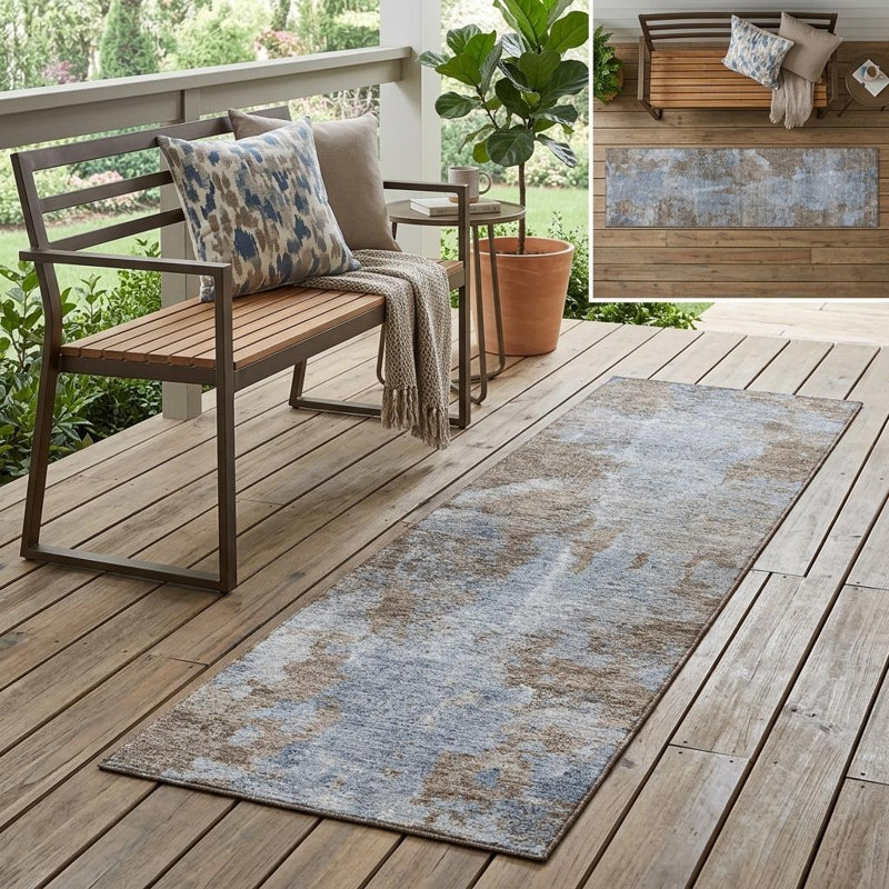 Tapis de couloir d'extérieur 8 po