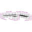  Outdoor Sofa Set 9 pcs Garden Furniture Patio Seating Backyard Modular