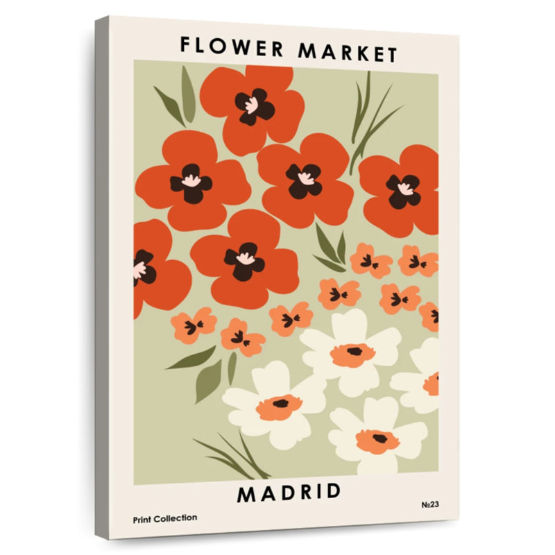 Marché aux fleurs Harnek Madrid, H 24 po x l 16 po