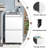 2 Drawer Metal Mobile File Cabinet, Rolling File Cabinet With Lock For Hanging Legal/Letter/A4 Size,Fully Assembled Except Wheels-134460556
