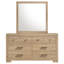 Commode 6 tiroirs avec miroir Merritt