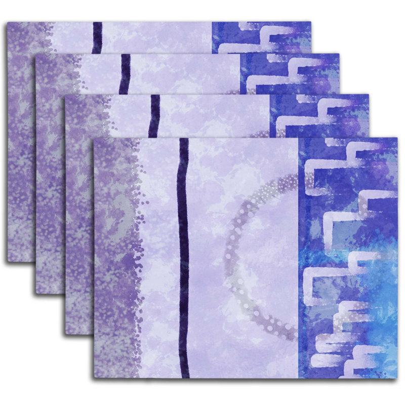 Napperon abstrait en polyester