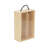 2 bottle Pinewood Carry Case with Acrylic Lid Carrier