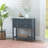 4-Drawer Wood Console Table with Shelf-1029865866