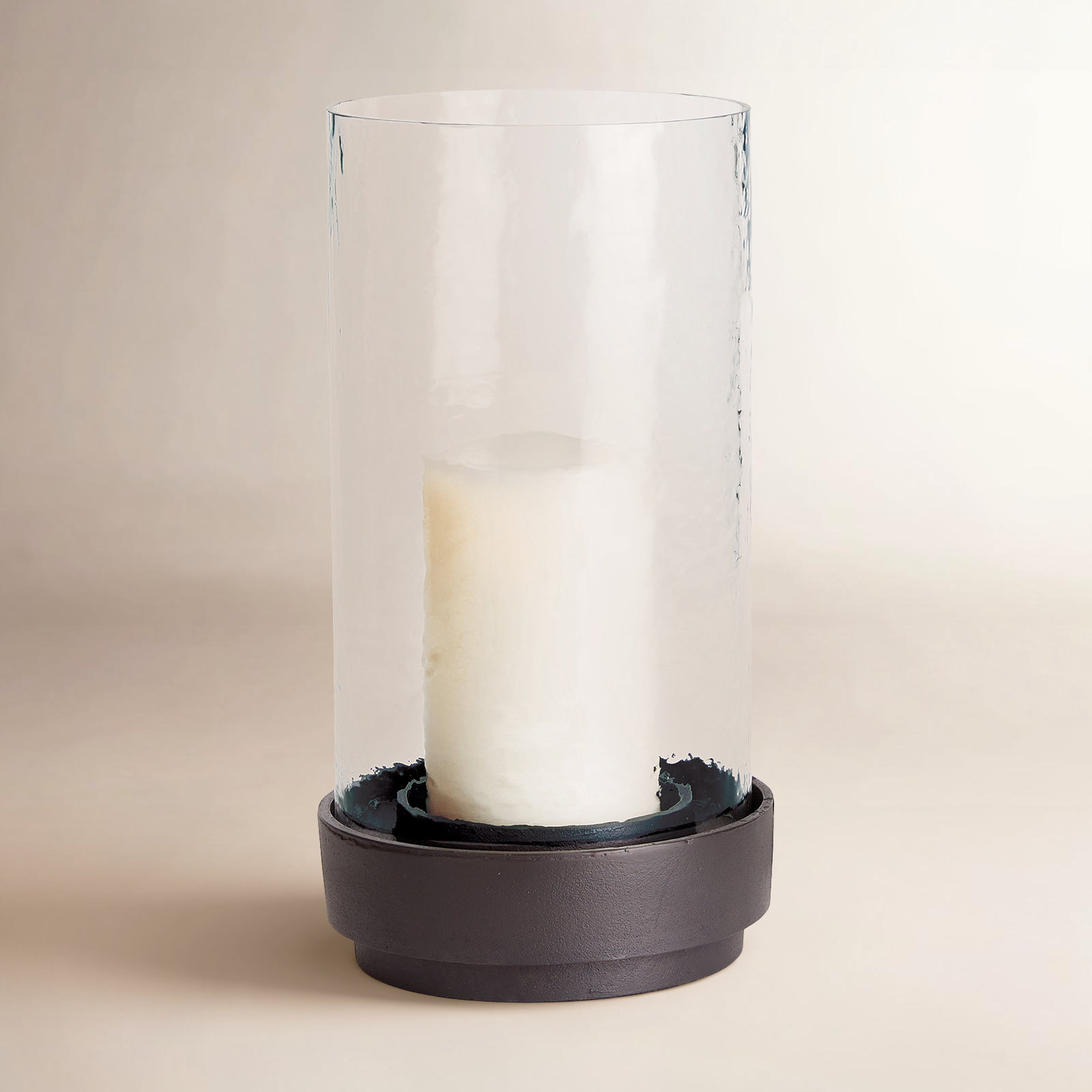 Avelar Metal Tabletop Hurricane, 14" H x 7.5" W x 7.5" D
