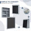 Bureau flottant rectangulaire Billerica-319287055-319287054