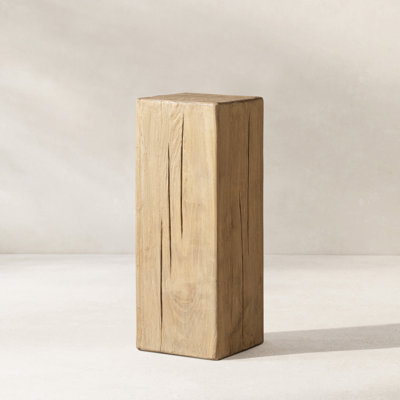 Umber 31.5" Solid Reclaimed Pine Side Table