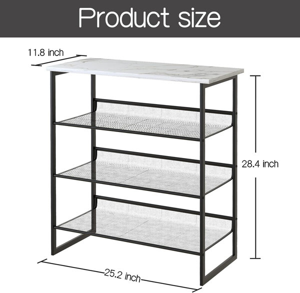 Ivy Bronx 16 Pair Shoe Rack