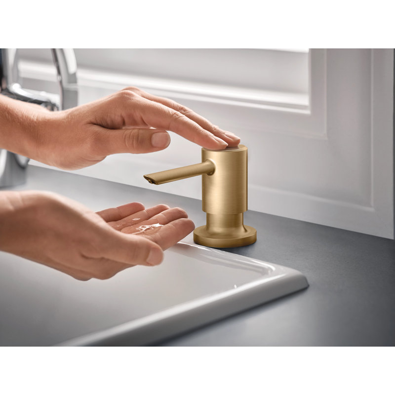 Distributeur de savon et de lotion Moen, Doré bronze
