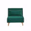 Canapé-lit en velours: fauteuil-lit, dossier à 3 positions, se convertit en 10 secondes, coussin inclus, peu encombrant