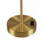 Lampe de table d'appoint à contrôle de prise et à intensité variable avec prise de courant dorée Voir ci-dessous