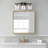 3-Light UL Listed Modern Vanity Lighting with Texture Glass Shade