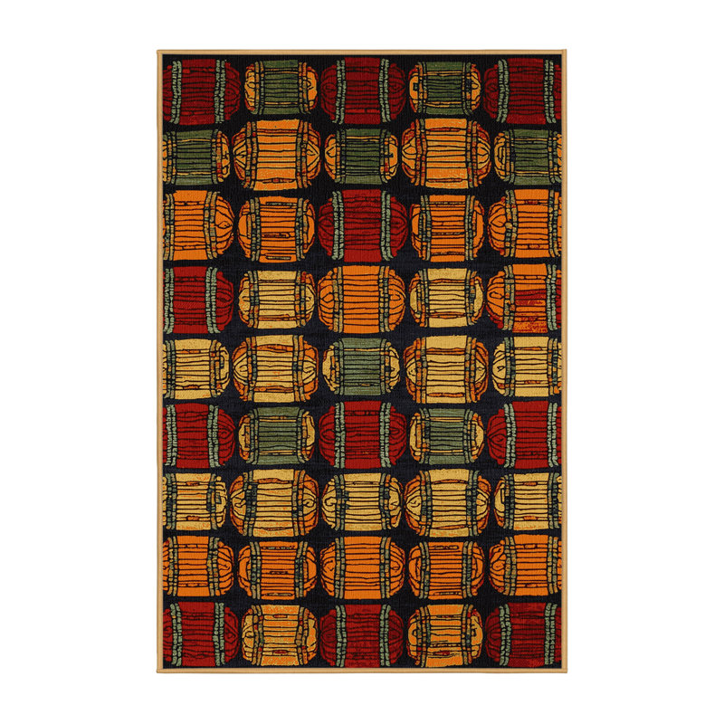  Tapis lavable Tabla Music, Rectangulaire 8 pi x 10 pi