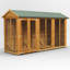 Powersheds 12 x 4ft Timber Tongue & Groove Apex Summerhouse