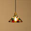  Mini luminaire suspendu en verre Modern Tiffany
