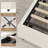 Modern Boucle Upholstered Platform Bed Frame with 2 Storage Drawers - Rounded Headboard - Sturdy Wooden Slats-80486850-80486716