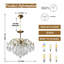 19.7 Inch American Classic Golden Crystal Chandelier Suitable For Living Room And Dining Room