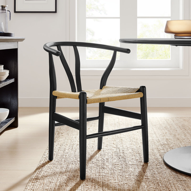Chaise d'appoint Amish, Naturel, Noir, noir, noir, noir