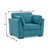 Dywan Upholstered Armchair with Ottoman-447609989