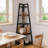 Tall Ladder Display Shelf,Small Storage Shelf,5-Tier Bookshelf,Corner Shelf-8175360