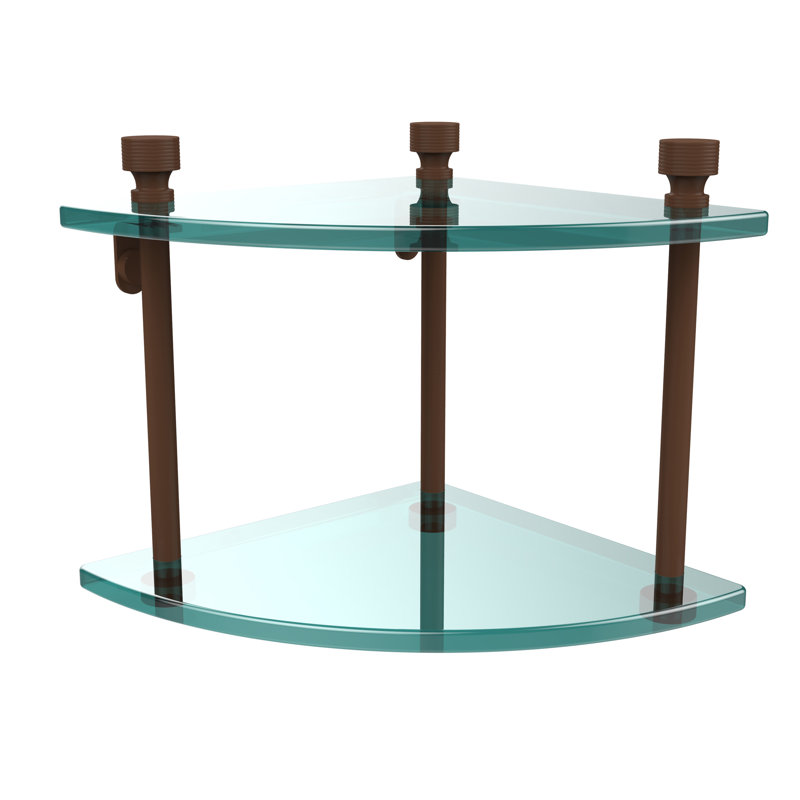 Tablettes murales de salle de bain Ballenas, Bronze antique