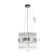 This Exquisite Chandelier Is In A Chrome Finish. The Frame Is Made Out Of Stainless Steel, And It Comes With Clear Glass Rods. The Adjustable Cord Links Make This Fixture Suitable For Most Ceiling Heights.