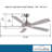 52" Dyno 5 - Blade Standard Ceiling Fan with Remote Control and Light Kit Included-38452127