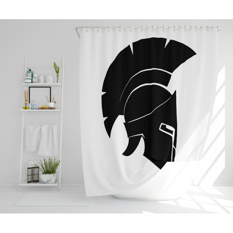 Fortney Polyester Shower Curtain Set, 168cm H x 168cm W