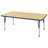 Laminate Adjustable Rectangle 6 Students Activity Table-124232035-124232038