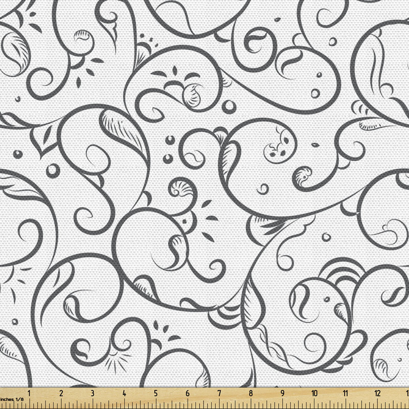 Chera Swirling Leaf Branches Forest Multi-Purpose Fabric