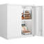 Armoire de rangement en métal avec serrure, armoires murales en métal pour le garage, armoire murale, armoires supérieures murales, armoire utilitaire avec tablette réglable-118034745