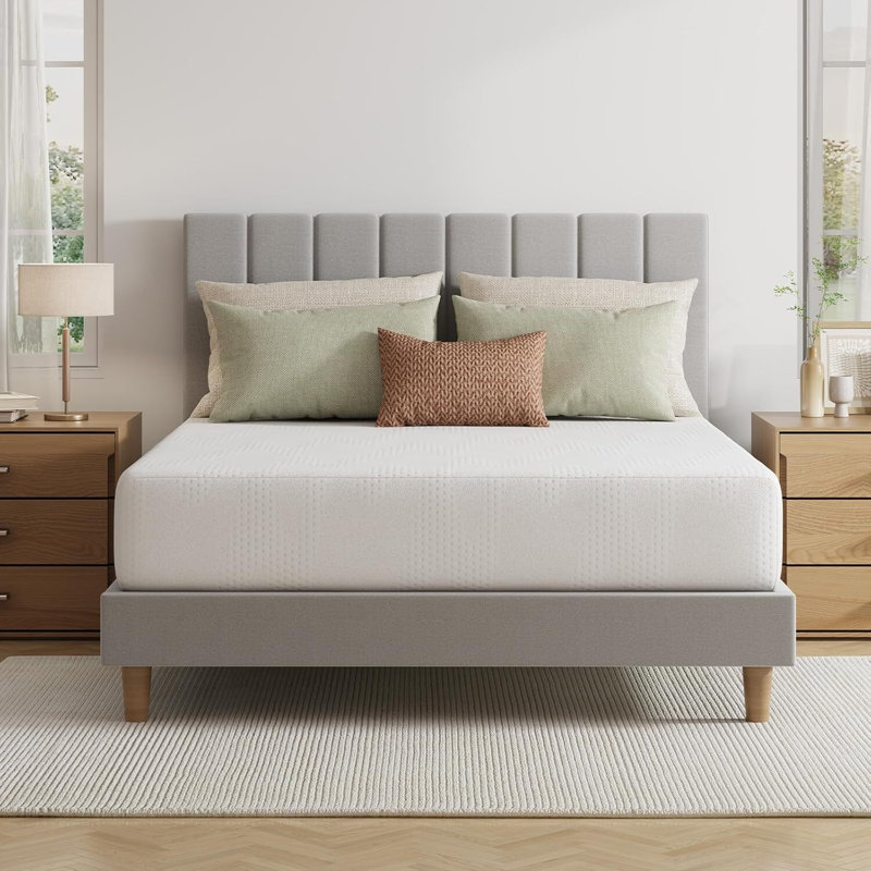 Full Size 10 Inch Gel Memory Foam Mattress, Cool & Comfort Sleep, Pressure Relief & Motion Isolation, Mattress In A Box