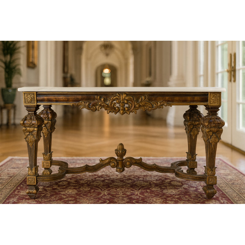 Daylan 60.2'' W Marble Console Table
