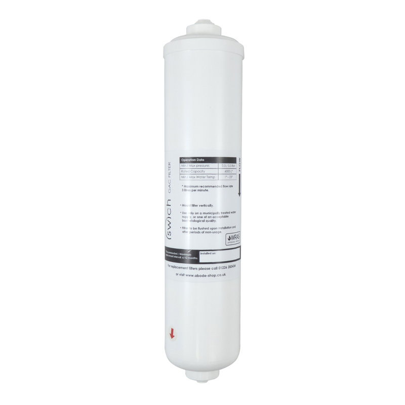 Swich Water Filter Device - Round Handle with Classic Filter, Matte Black