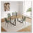 Industrial Rectangular Dining Table-847403485