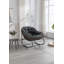 Chaise berçante d'extérieur en acier Alvan-604352852