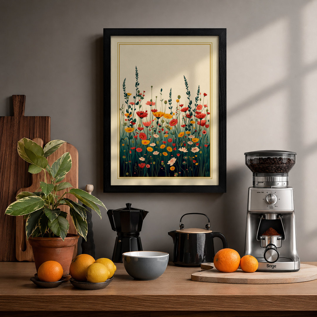 Wildflower Meadow Botanical - Framed Print