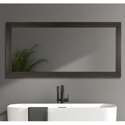 Dakston Solid Wood Flat Wall Mirror