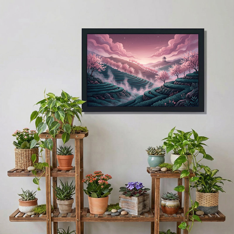 Art mural sur toile Teal, 16"H x 24"W
