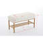 Banc de rangement rembourré pour chaussures avec siège rembourré, banc de bout avec tablette ouverte et pieds en métal pour le vestibule-1111252867
