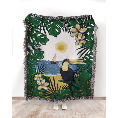 Colourful Toucan Bird 100% Cotton