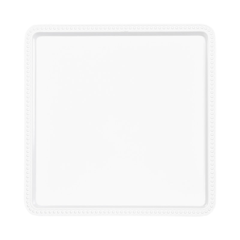 Elite Global Solutions Venetian Melamine Tray, White