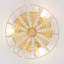 Ventilateur de plafond en cage 12,5 "avec lumières et télécommande Liles