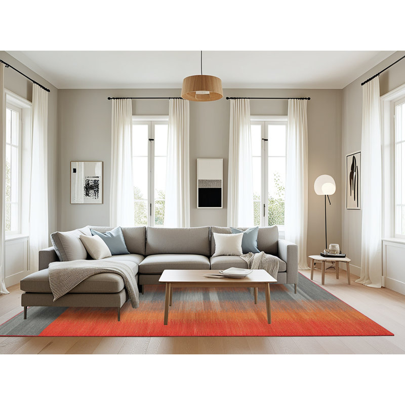 Abstract Indoor Rug, Rectangle 8' x 12'