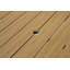 Table de salle à manger extérieure extensible pour 4 à 6 personnes, structure en acier avec trou de parasol pour patio, jardin, cour, terrasse, bord de piscine (jaune)