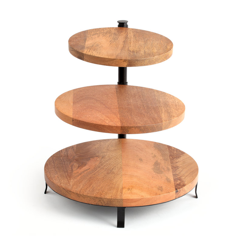 Wood Tiered Stand