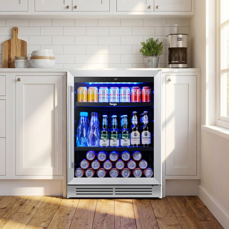 Réfrigérateur à boissons de 220 po Yeego, Charnières à droite