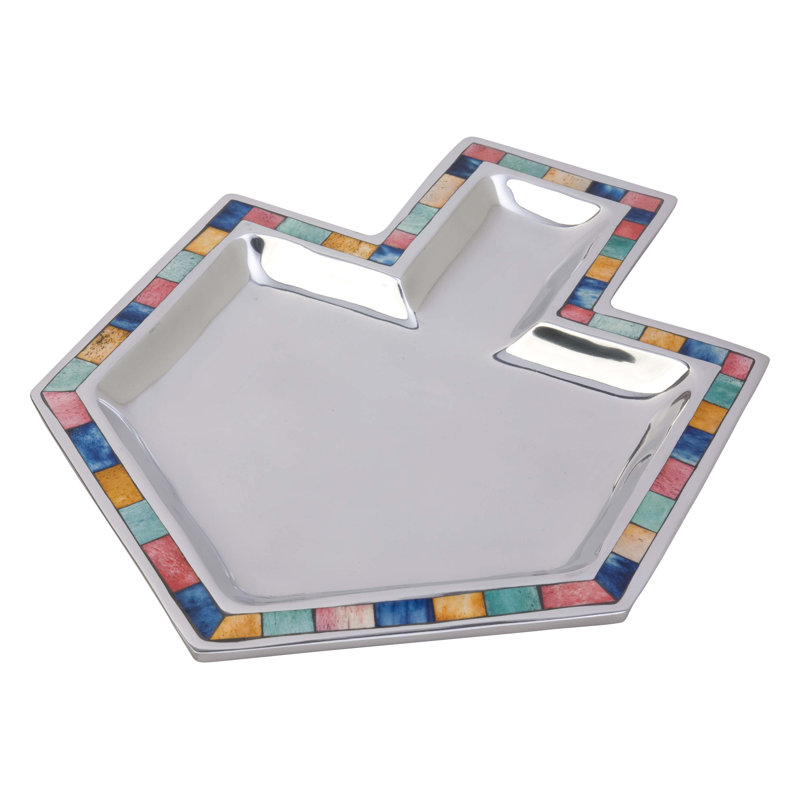 Plateau en aluminium dreidel